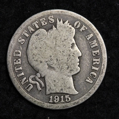 1915 P Barber Dimes thumbnail