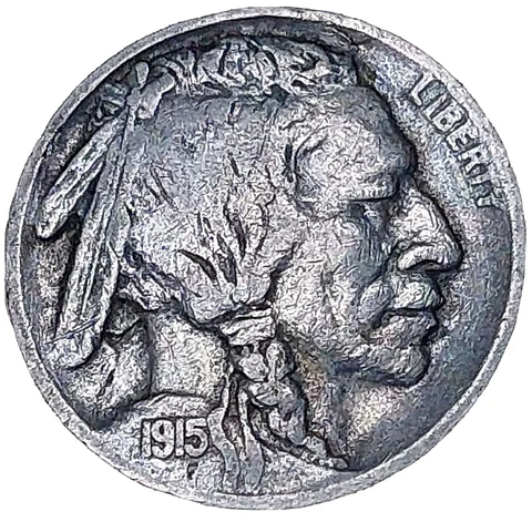 1915 P Buffalo Nickels thumbnail