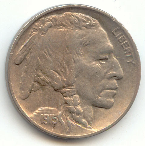 1915 P Buffalo Nickels thumbnail