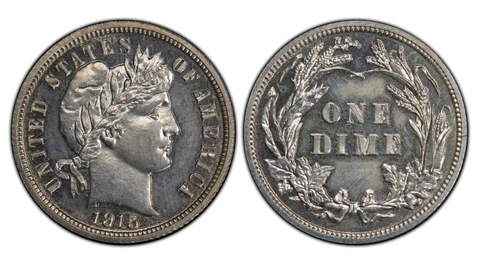 1915 S Barber Dimes thumbnail