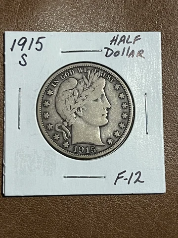 1915 S Barber Half Dollars thumbnail