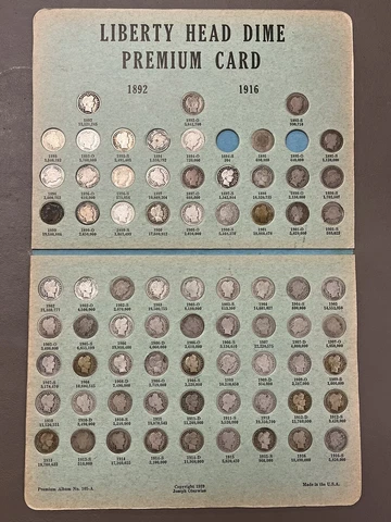 1916 Barber Dimes thumbnail