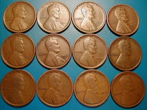 1916 Lincoln Wheat Small Cents thumbnail