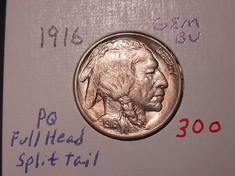 1916 S Buffalo Nickels thumbnail
