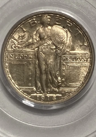 1916 Standing Liberty Quarters thumbnail