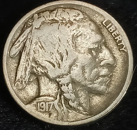 1917 P Buffalo Nickels thumbnail