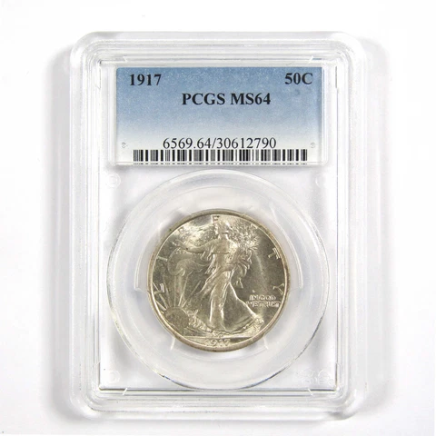 1917 Walking Liberty Half Dollars thumbnail