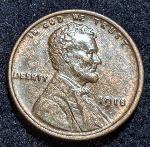 1918 Lincoln Wheat Small Cents thumbnail