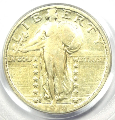1918 Standing Liberty Quarters thumbnail