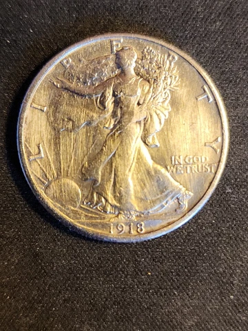 1918 Walking Liberty Half Dollars thumbnail