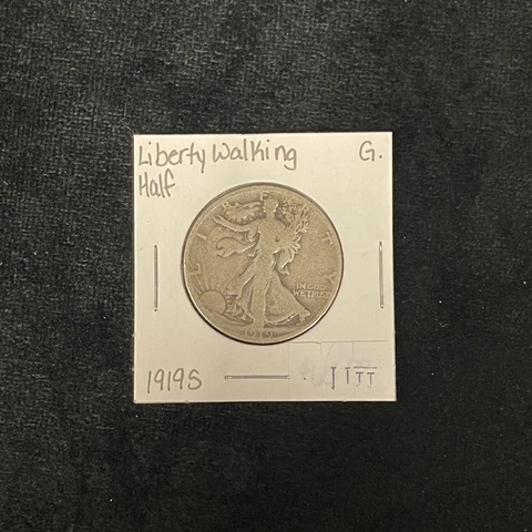 1919 Walking Liberty Half Dollars thumbnail