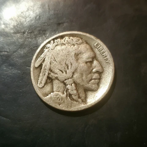 1920 P Buffalo Nickels thumbnail