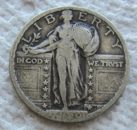 1920 Standing Liberty Quarters thumbnail