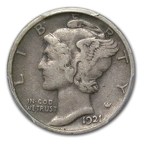 1921 D Mercury Dimes thumbnail