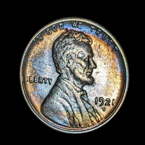 1921 Lincoln Wheat Small Cents thumbnail