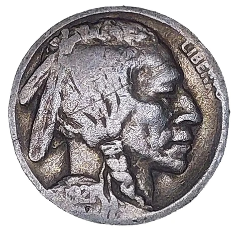 1921 P Buffalo Nickels thumbnail