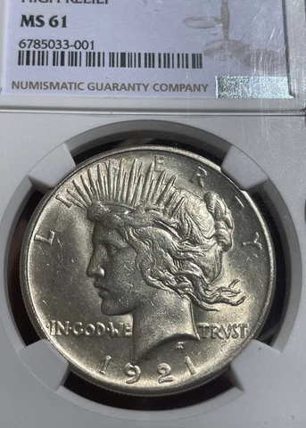 1921 P Peace Dollars thumbnail
