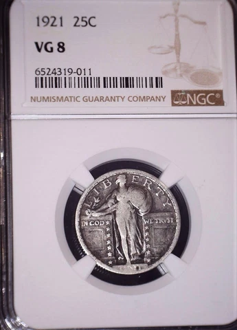 1921 Standing Liberty Quarters thumbnail