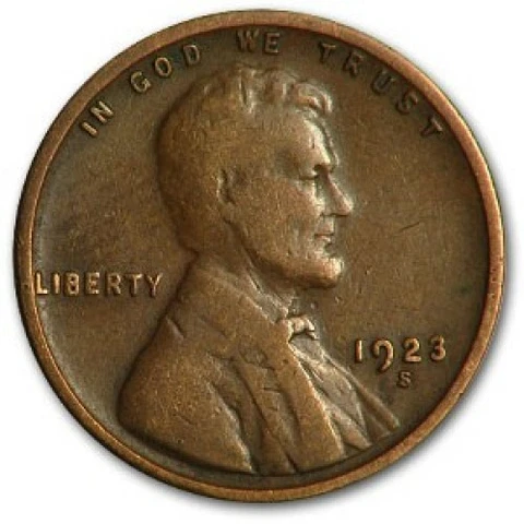 1923 Lincoln Wheat Small Cents thumbnail