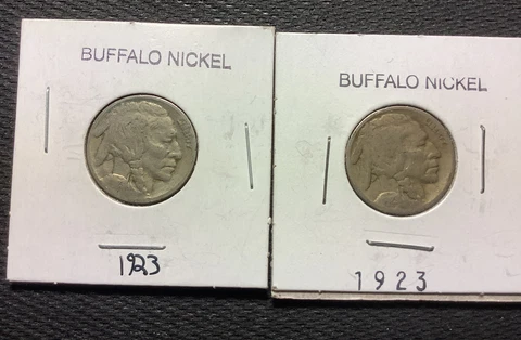 1923 P Buffalo Nickels thumbnail