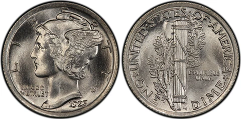 1923 P Mercury Dimes thumbnail