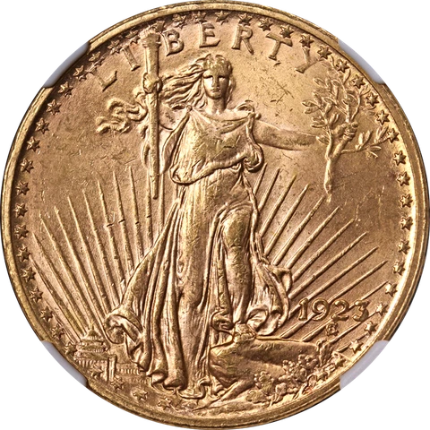 1923 US $20 Double Eagle Gold Coins thumbnail