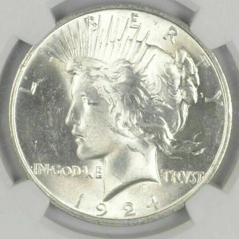 1924 P Peace Dollars thumbnail