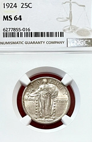 1924 Standing Liberty Quarters thumbnail
