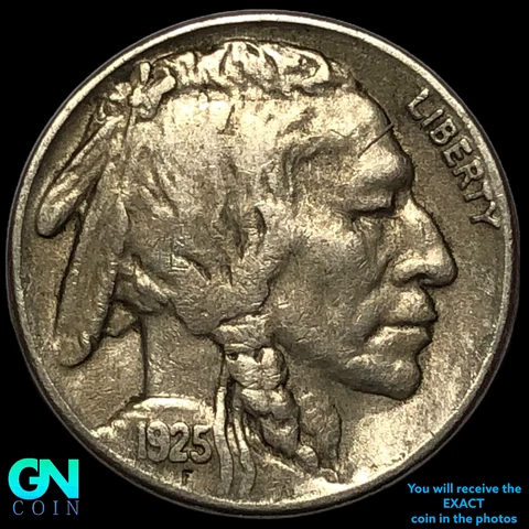 1925 Buffalo Nickels thumbnail