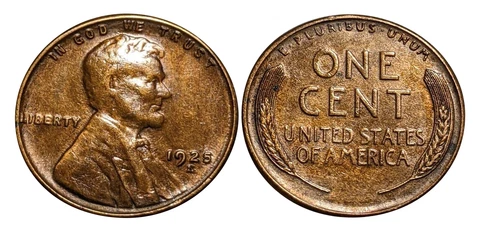 1925 Lincoln Wheat Small Cents thumbnail