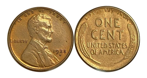 1925 Lincoln Wheat Small Cents thumbnail