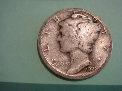 1925 Mercury Dimes thumbnail