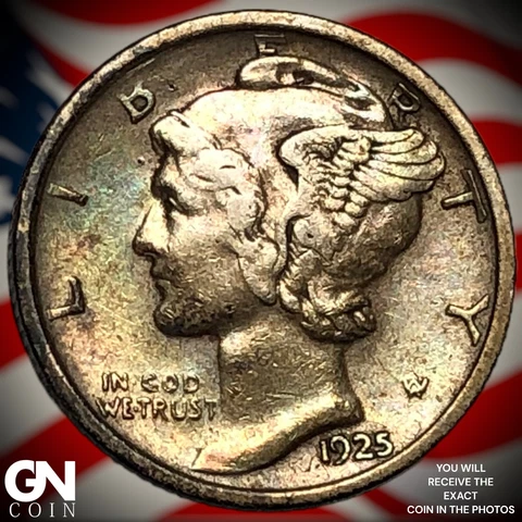 1925 P Mercury Dimes thumbnail