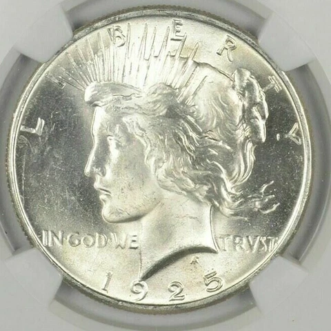 1925 P Peace Dollars thumbnail