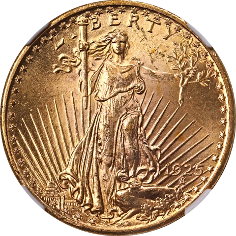 1925 US $20 Double Eagle Gold Coins thumbnail