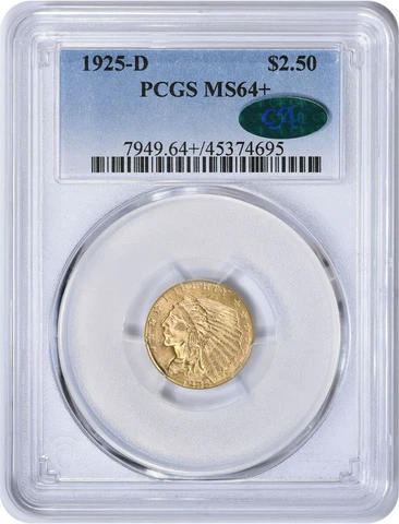 1925 US $2.50 Quarter Eagle Gold Coins thumbnail