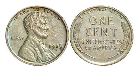 1926 Lincoln Wheat Small Cents thumbnail