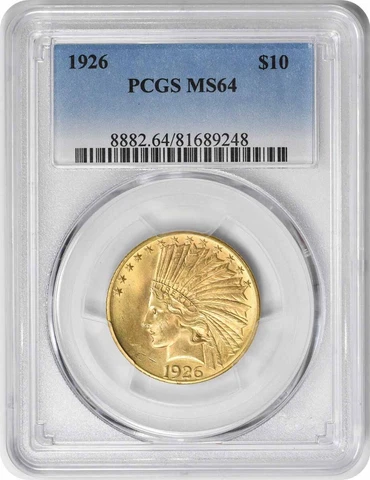 1926 US $10 Eagle Gold Coins thumbnail