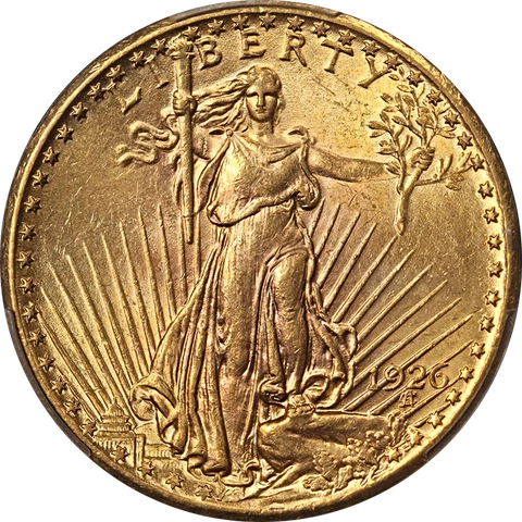 1926 US $20 Double Eagle Gold Coins thumbnail