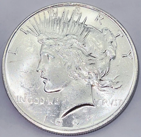 1927 D Peace Dollars thumbnail