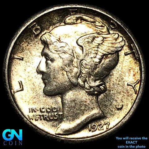 1927 P Mercury Dimes thumbnail