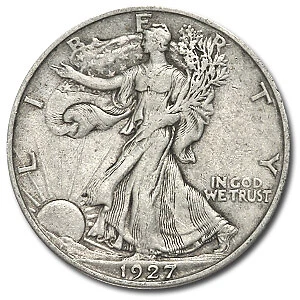 1927 Walking Liberty Half Dollars thumbnail