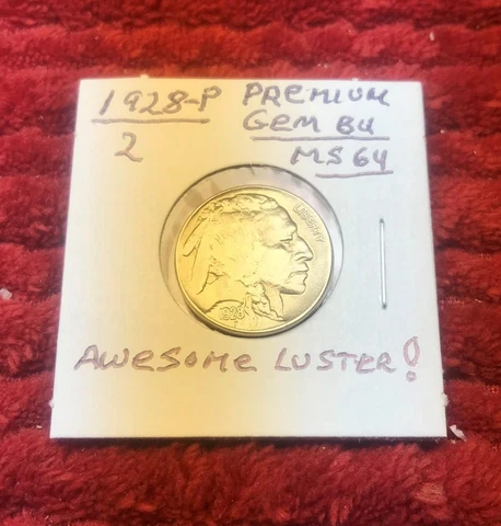 1928 P Buffalo Nickels thumbnail
