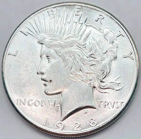 1928 P Peace Dollars thumbnail