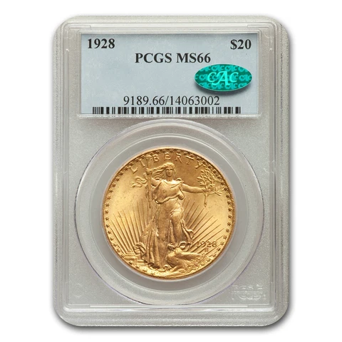 1928 US $20 Double Eagle Gold Coins thumbnail