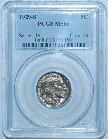 1929 Buffalo Nickels thumbnail