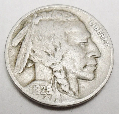 1929 P Buffalo Nickels thumbnail