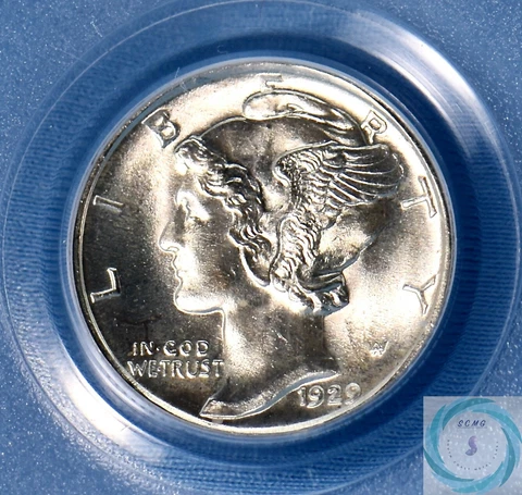 1929 S Mercury Dimes thumbnail