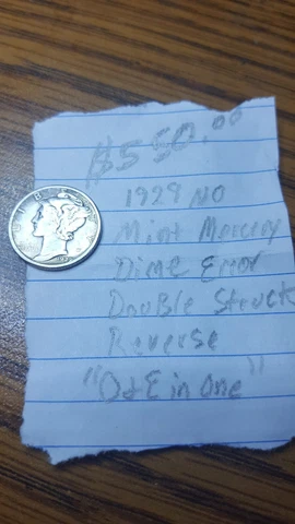 1929 S Mercury Dimes thumbnail