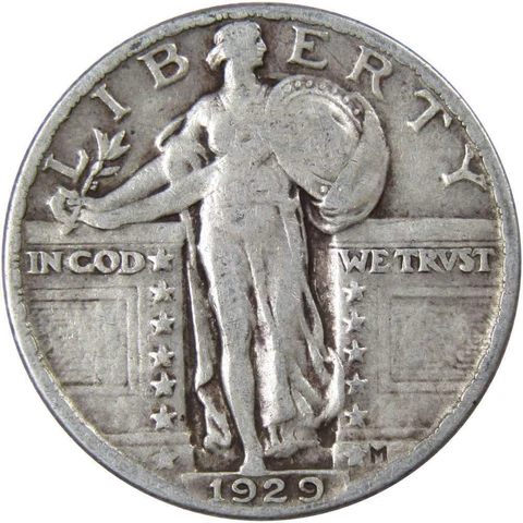 1929 Standing Liberty Quarters thumbnail